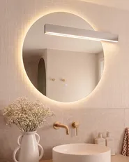 LED Bathroom Mirror ANOST 107 cm 90 cm Silver_1093732