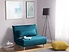 Single Sofa Bed SETTEN Fabric Teal