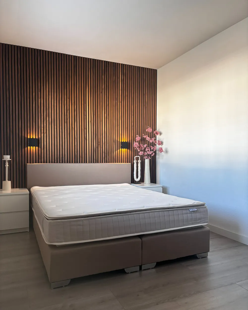 Boxspringbett Stoff PRESIDENT 160 x 200 cm Beige_975130