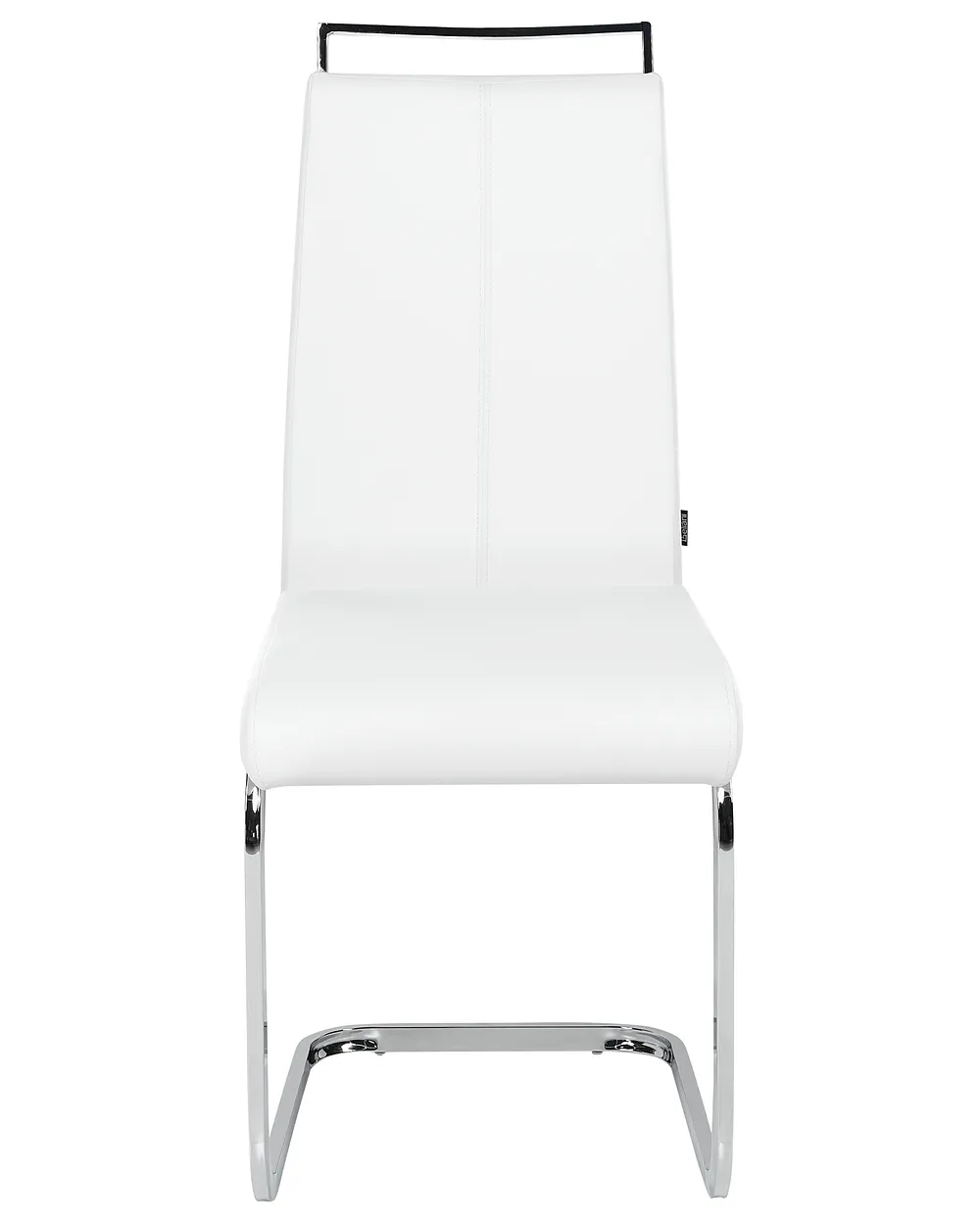 Set of 2 Faux Leather Dining Chairs White GREEDIN_1156875