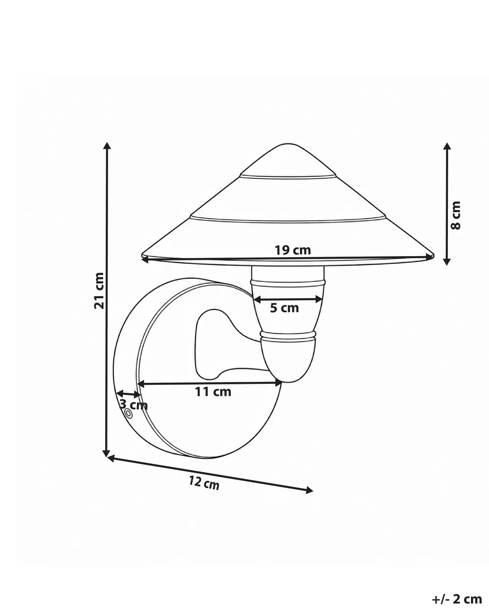 LED Außenwandleuchte NAVEA Schwarz_1105725