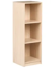 Bücherregal mit 3 Ebenen ZEHNA 117 cm Hellbraun_1026530