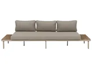 Garden Sofa 3 Seater FIVIZZANO Acacia Wood Beige_1151020