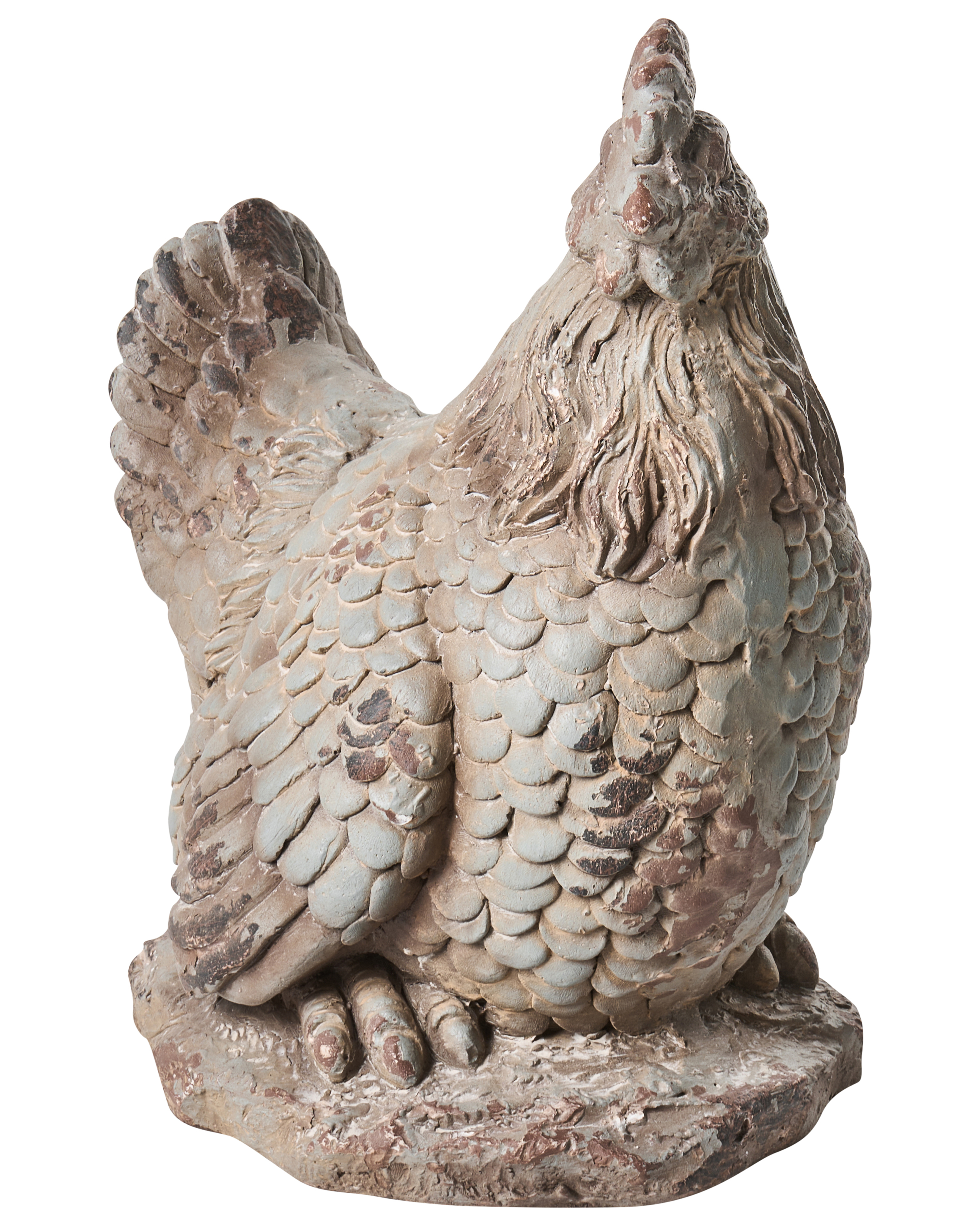 Gartenskulptur 2er Set SPECCHIA Huhn Beige_1054943