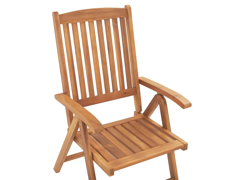 Garden Dining Set 6 Seater JAVA PREMIUM Acacia Wood Blue_1070841