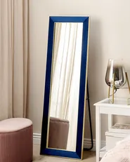 Standspiegel LAUTREC 150 cm Samtstoff Marineblau_904013