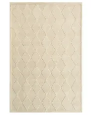 Teppich LUNARA Hellbeige 200 x 300 cm Wolle_1144324