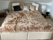 Tagesdecke DELICE 200 x 220 cm Hellbraun_883508