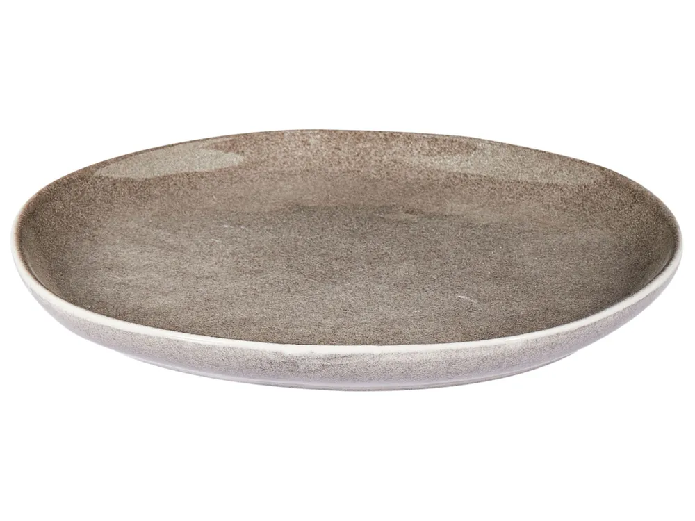 Dessertteller 8er Set COSTMARY Steinzeug Grau_986572