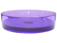 Aufsatzwaschbecken TOLOSA ⌀ 36 cm Mineralwerkstoff Purpur_1009485