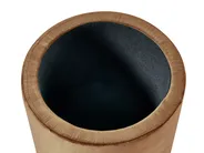 Pouf mit Stauraum WENONA Samtstoff Dunkelbraun_1026302