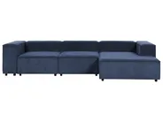 Modul Ecksofa 4-Sitzer ARDAL Cord Dunkelblau linksseitig_1008764