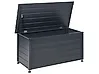 Aufbewahrungsbox CAMPALTO 123 cm 60 cm Metall Dunkelgrau