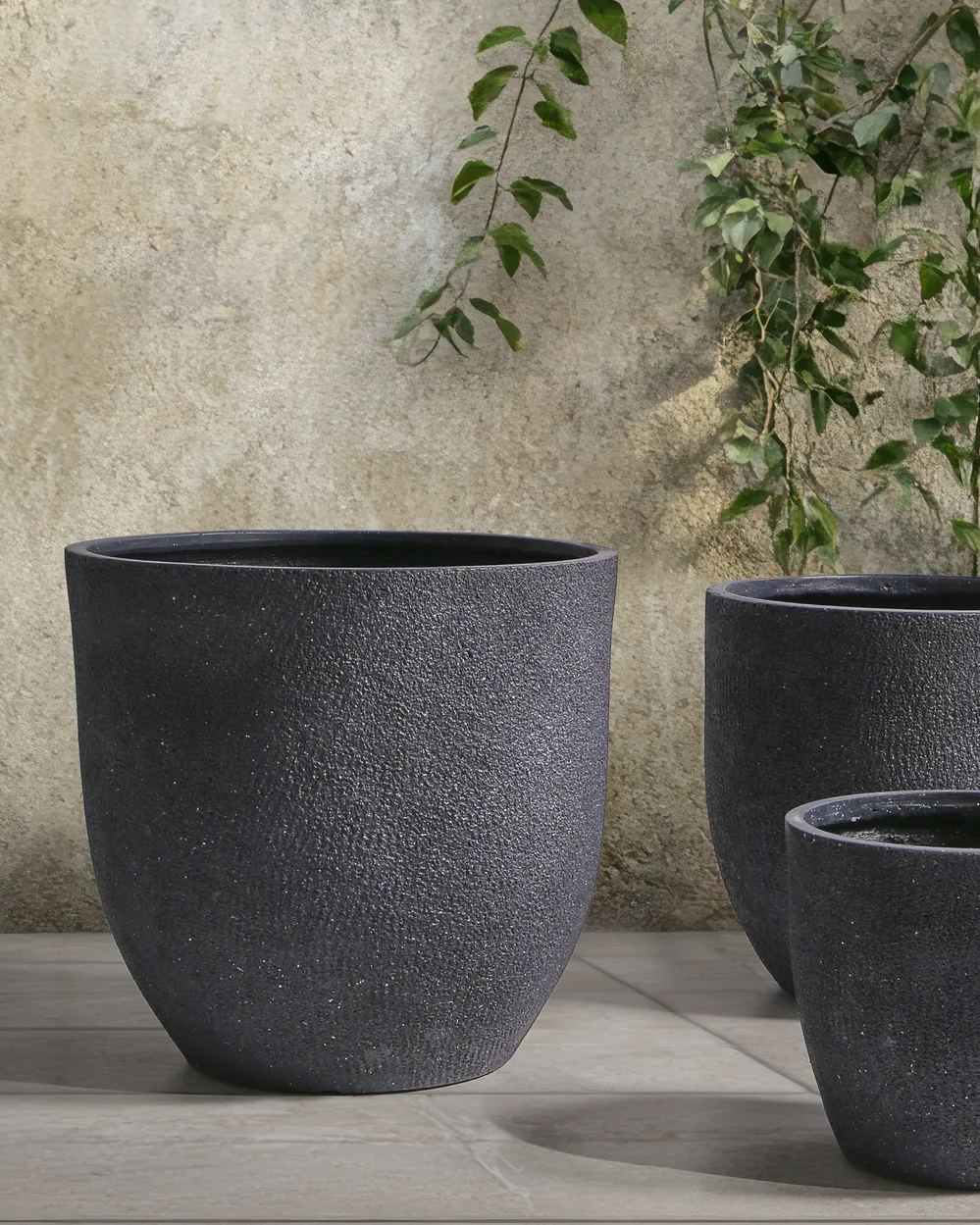 Blumenkübel KANNIA 46 cm Hellgrau_960503