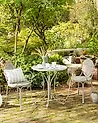 Set of 2 Garden Chairs CILENTO Metal Grey