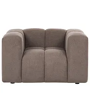 Fauteuil ANTOLA Bouclé Taupe_1161658