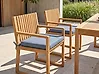 Gartenstuhlkissen 8er Set SASSARI 46 x 46 cm Blau