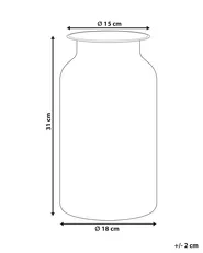 Bloemenvaas BHATURE 30 cm Glas Meerkleurig_830426