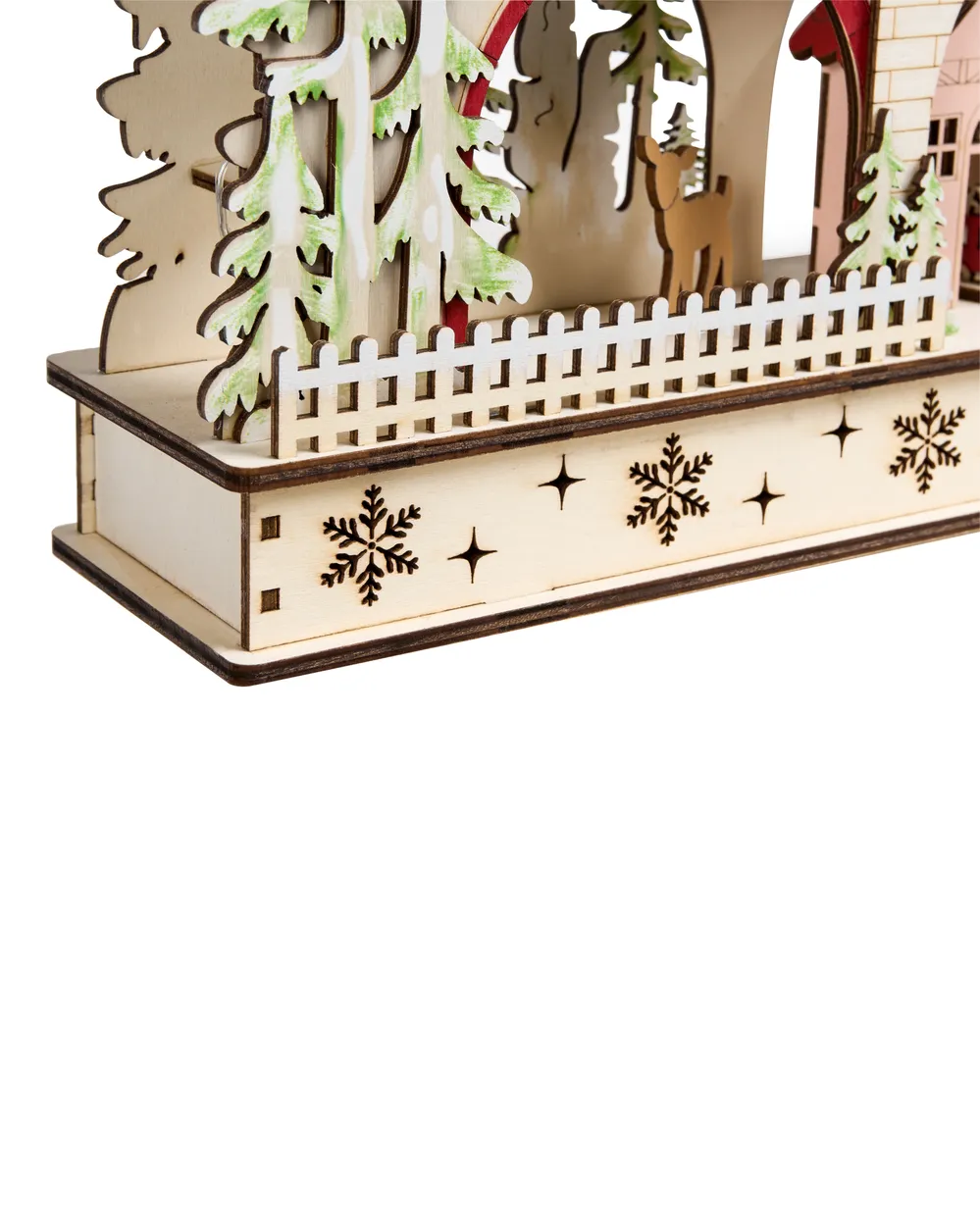 Weihnachtsdekoration LED SELURA 30 cm Hellbraun_1016965