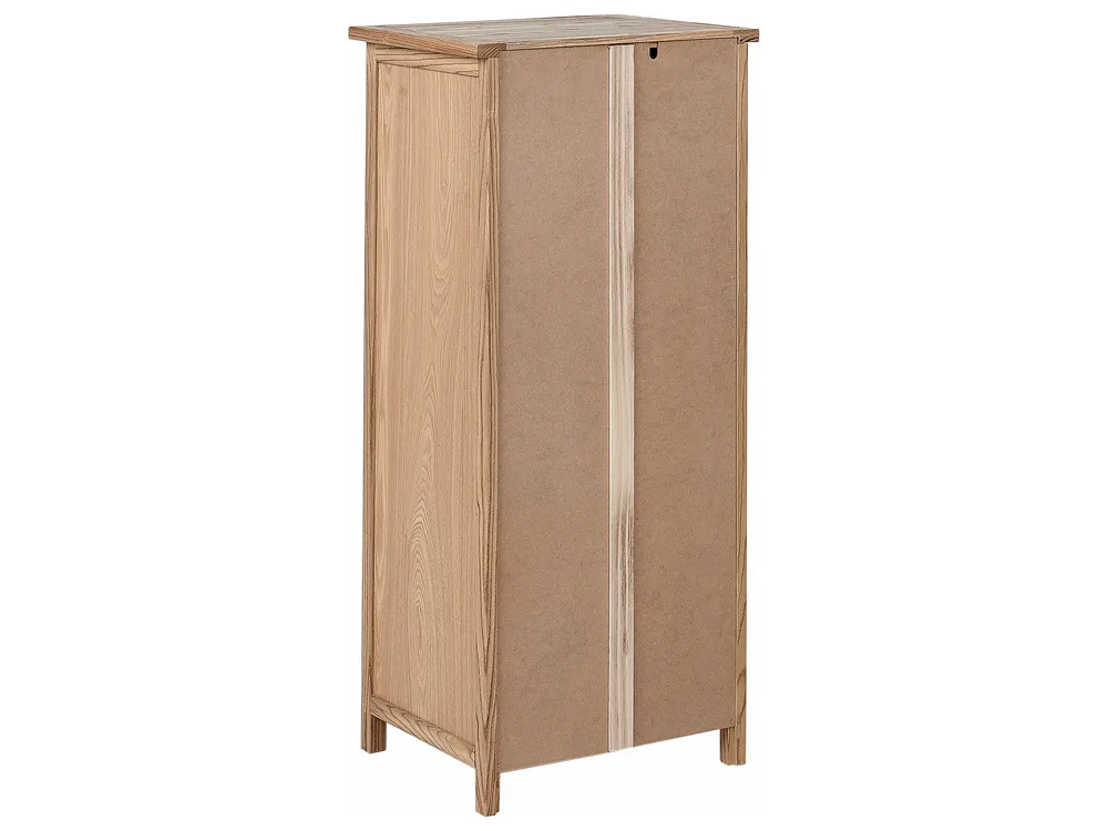 Kommode mit 5 Schubladen SALTON Sassafrasholz Braun_941508