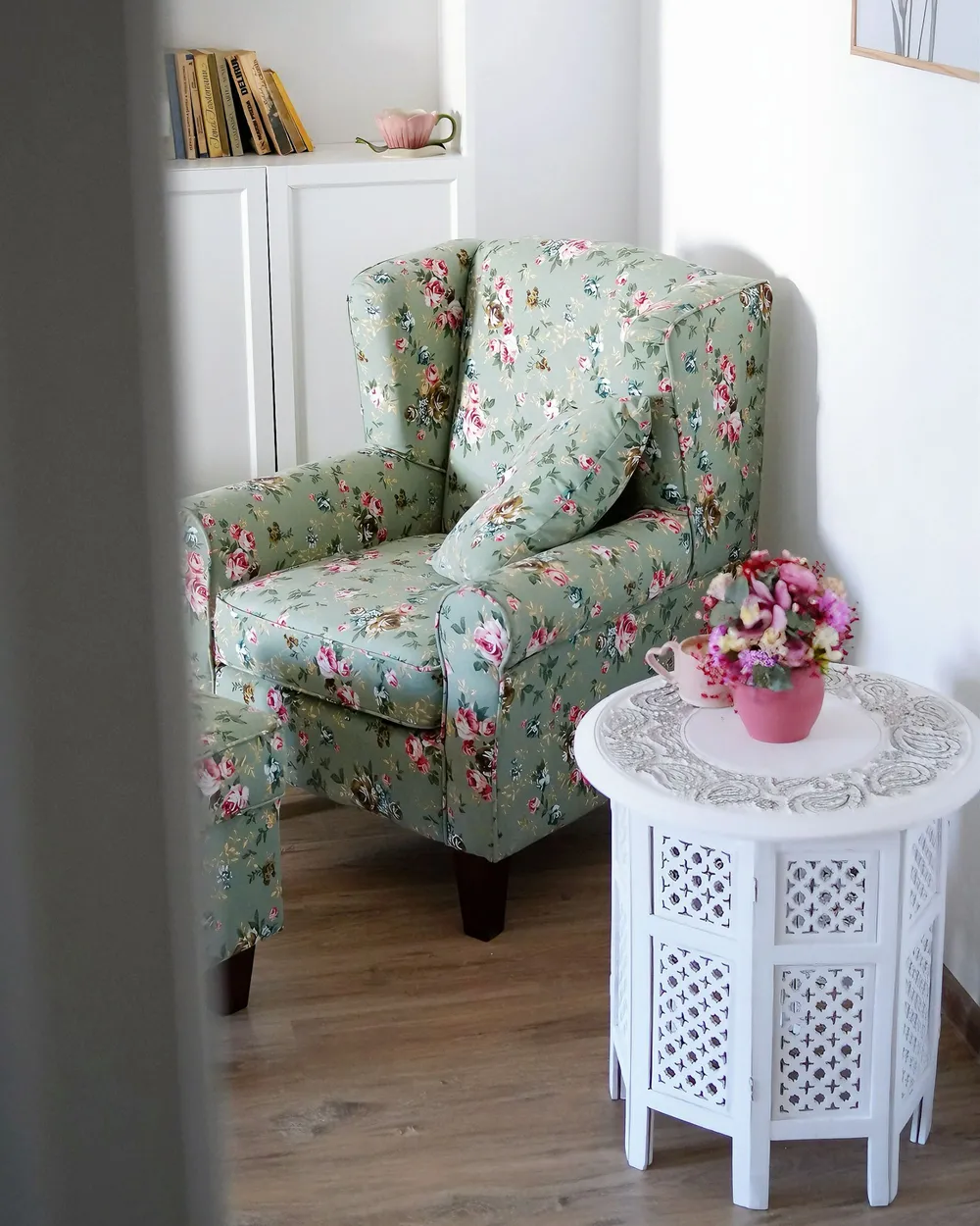 Wingback Chair Pattern Chair And Ottoman Wingback Chair HAMAR With