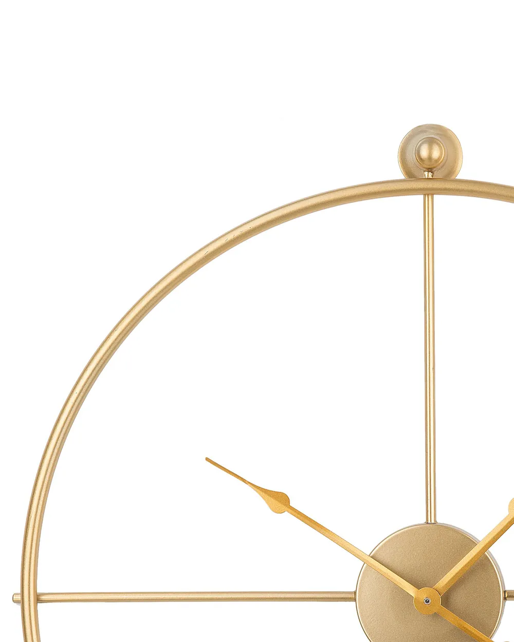 Wanduhr ZUCHWIL 50 cm Metall Gold_731887