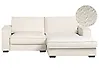 Ecksofa KOLDING Bouclé Hellbeige linksseitig