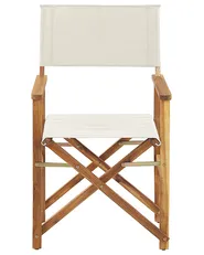 Set of 2 Garden Chairs CINE Acacia Wood Light Green_819254