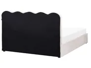 Krevet s prostorom za pohranu NANTERRE Tkanina Svijetlo bež 160 x 200 cm_1084499