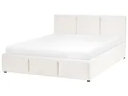 Krevet s prostorom za pohranu BOUSSE Krem bijela 140 x 200 cm_1074738