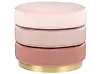Pouf LOUIN Samtstoff Rosa