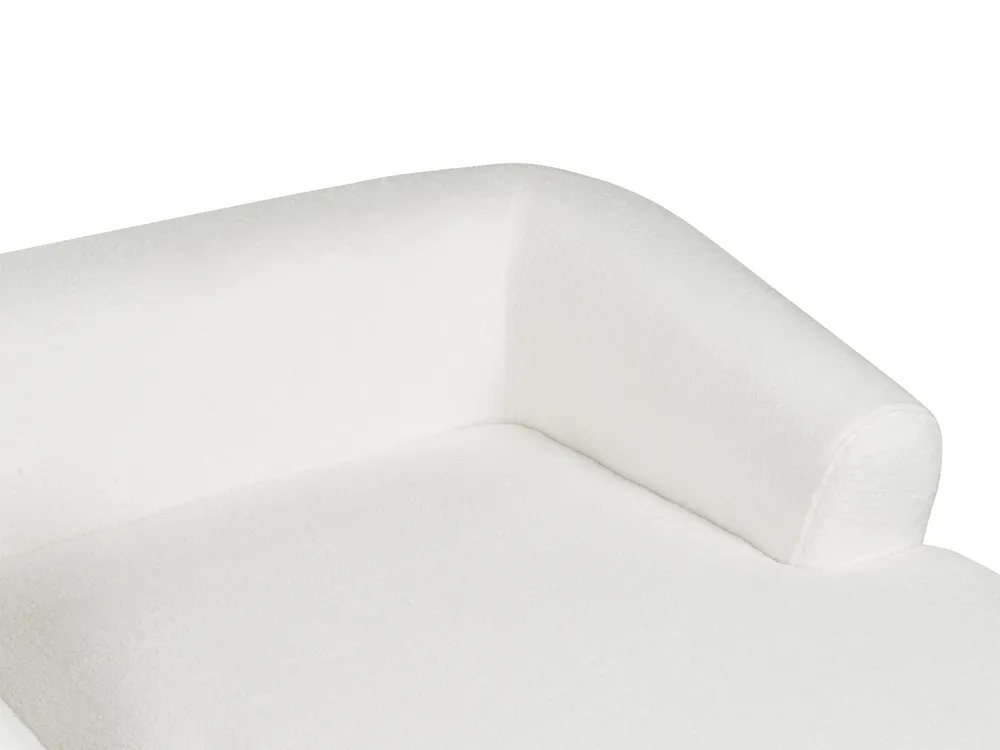 Corner Sofa 3 Seater SVANSELE Boucle Off-White Right Hand_901673
