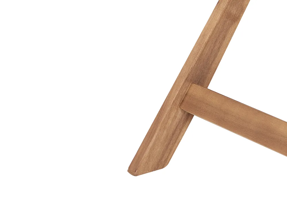 Outdoor Beistelltisch PARAGGI 60 cm 60 cm zertifiziertes Akazienholz Braun_928486