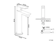 Hohe Waschtischarmatur CHIMBOTE Messing Gold_998994