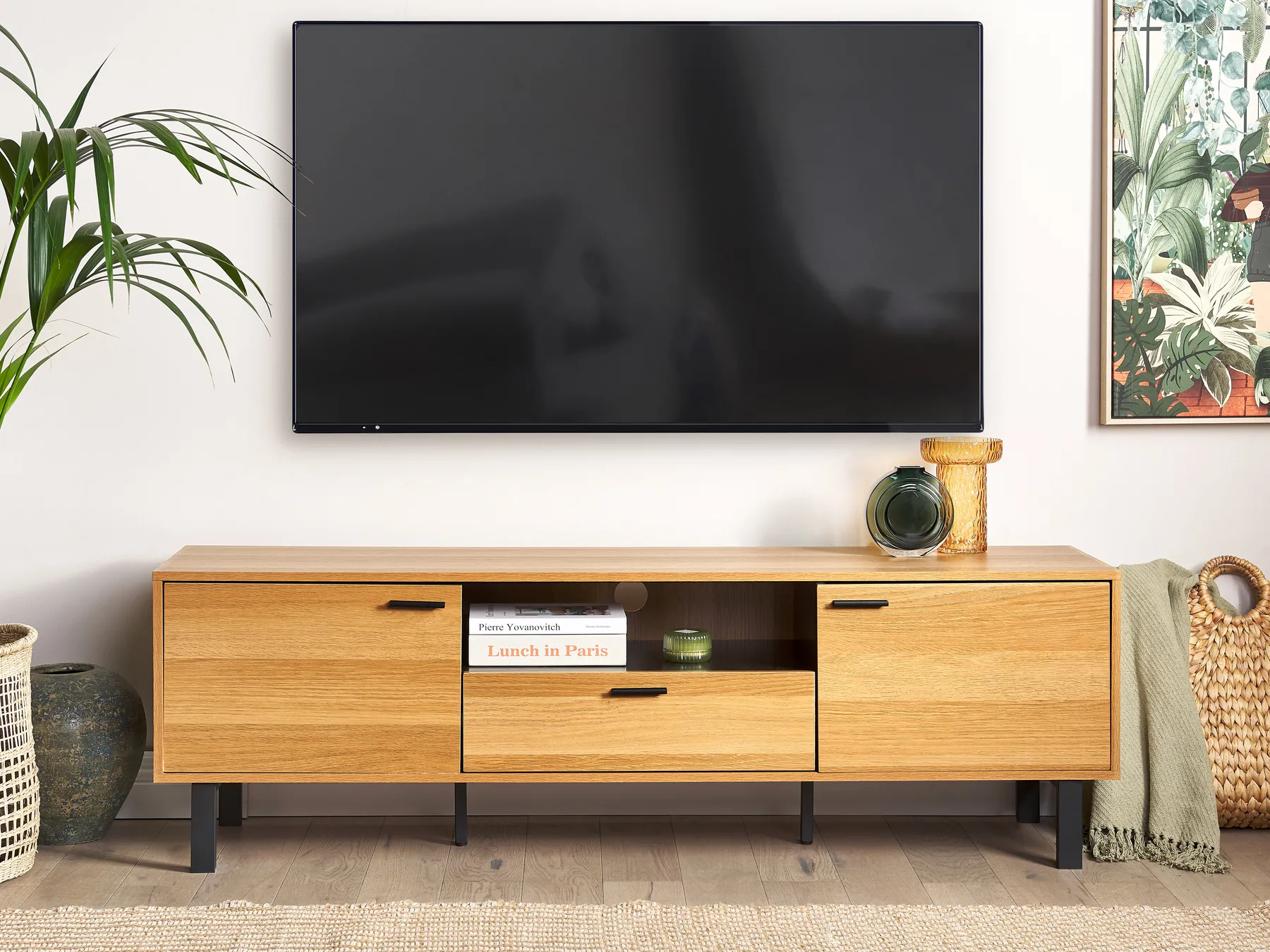 TV-Möbel CLAREMONT Hellbraun_843771