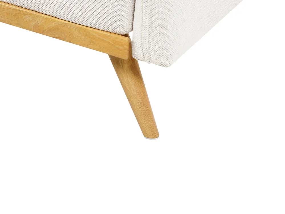 Sofa Bed 3 Seater ASAA Fabric Off-White_894693