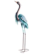 Gartenfigur 2er Set MALOLOS Reiher Blau_1083049