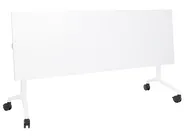 Foldable Office Desk CAVI 180 cm 60 cm with Wheels White_922294