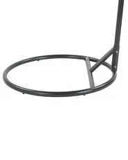 Hanging Chair with Stand ALLERA Metal Black_815244