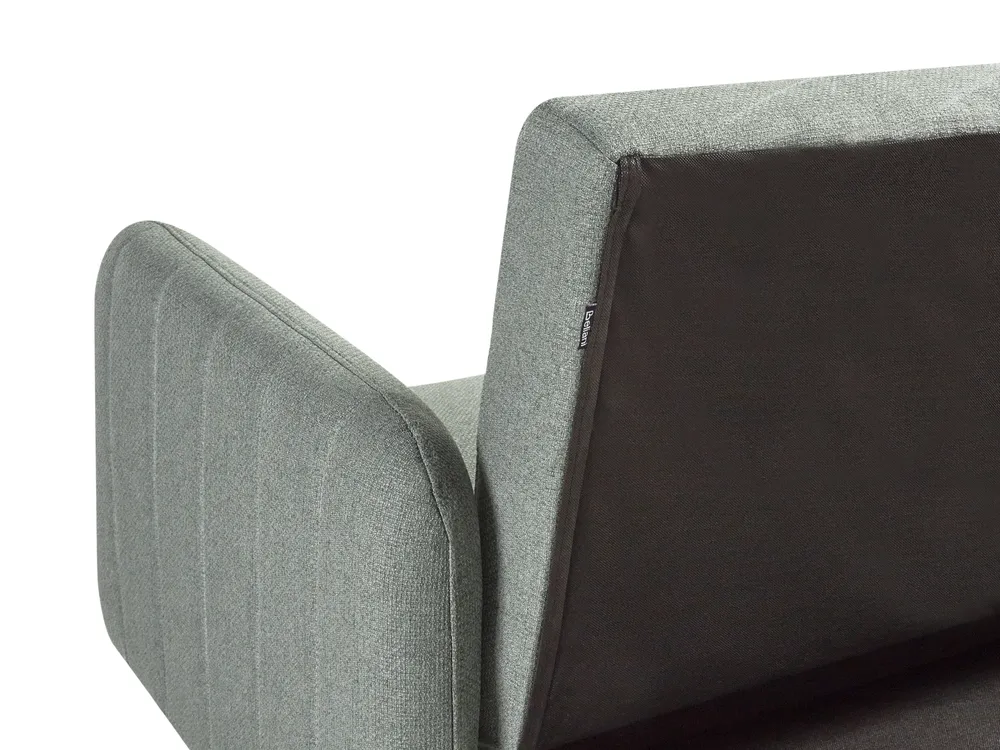 Schlafsofa 3-Sitzer SENJA Kunstleinen Grün_944767