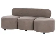 Sofa 3-Sitzer BLAVAND Bouclé Taupe_1061449