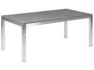 Gartenmöbel Set 6-Sitzer GROSSETO Granit poliert Grau / Beige_428846