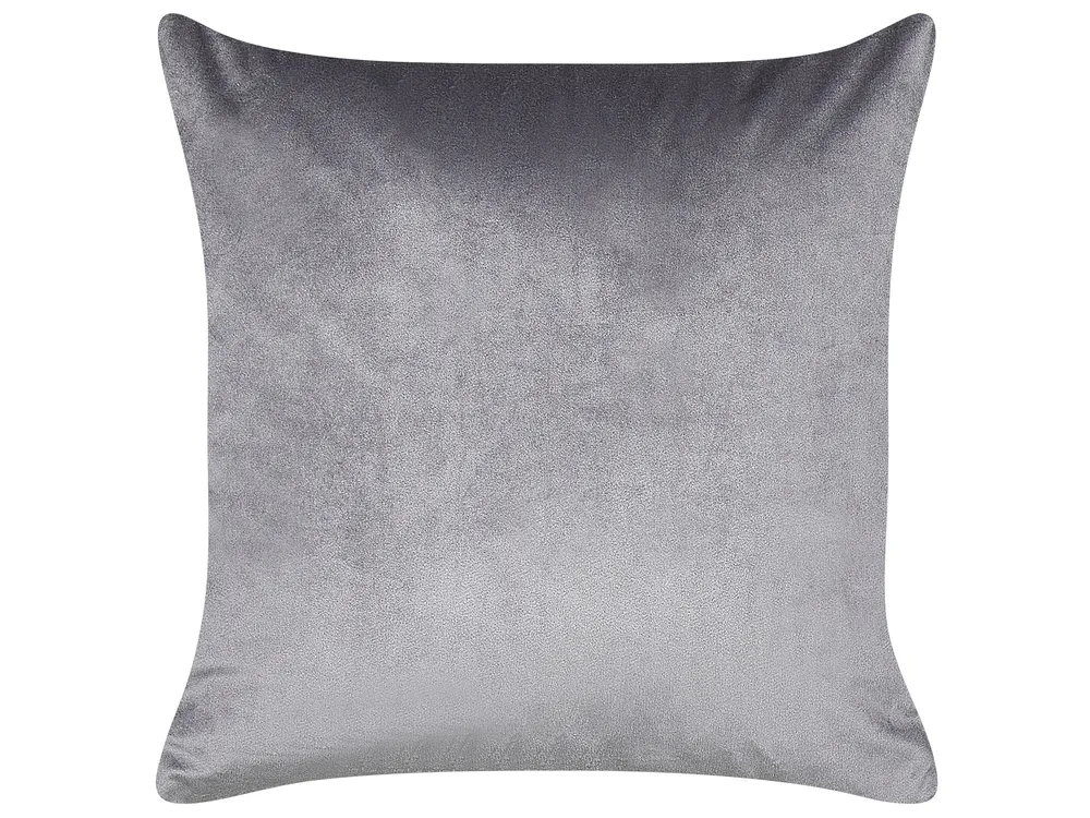 Dekokissen 2er Set ECLIPTA 45 x 45 cm Grau Ohne Muster_902967
