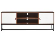 TV-Möbel NUEVA Dunkelbraun / Weiß_787497