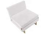 1-Sitzer Schlafsofa JERSLEV Stoff Cremeweiß_1009895