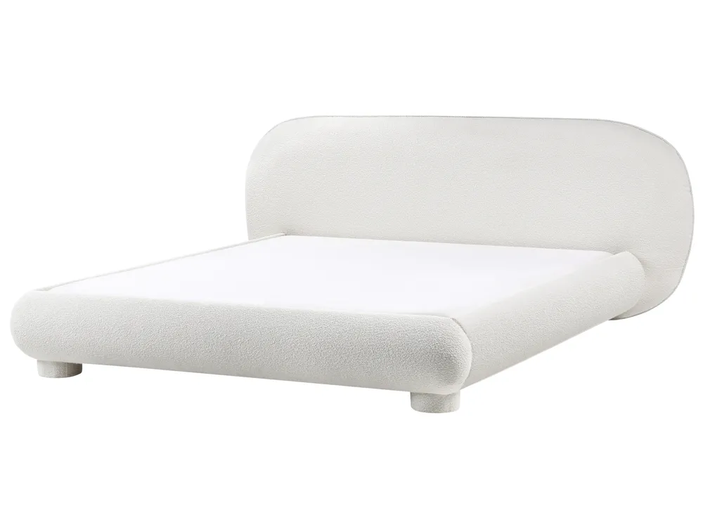 Bed Boucle BAYEL 180 x 200 cm (EU Super King) Off-White_1056487