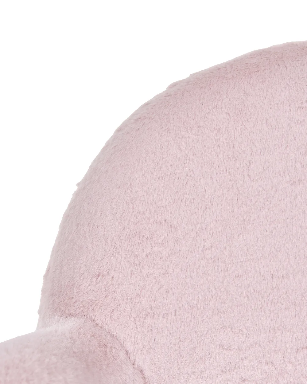 Desk Chair JUBBI Faux Fur Pastel Pink_1159632