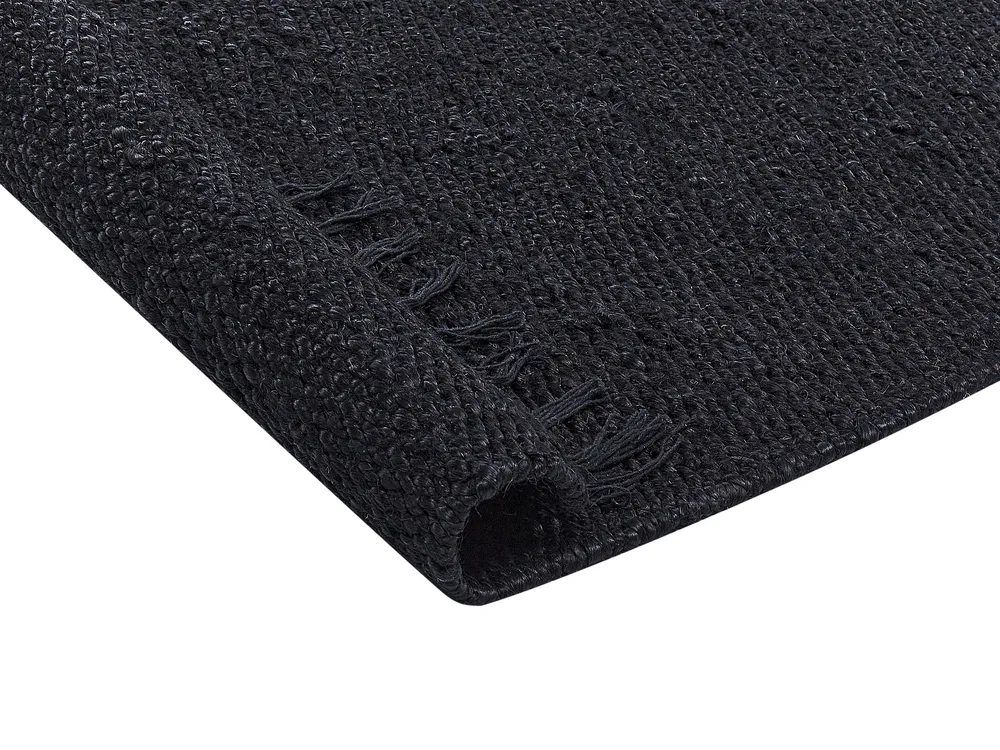 Teppich SINANKOY Schwarz 200 x 300 cm Jute_886743