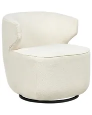 Drehsessel MOLLEBY Bouclé Cremeweiß_1005858