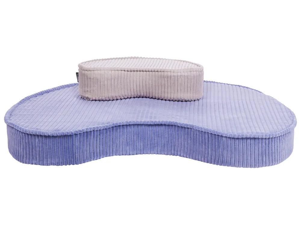 Pouf NILI Samtstoff Hellviolett_950338